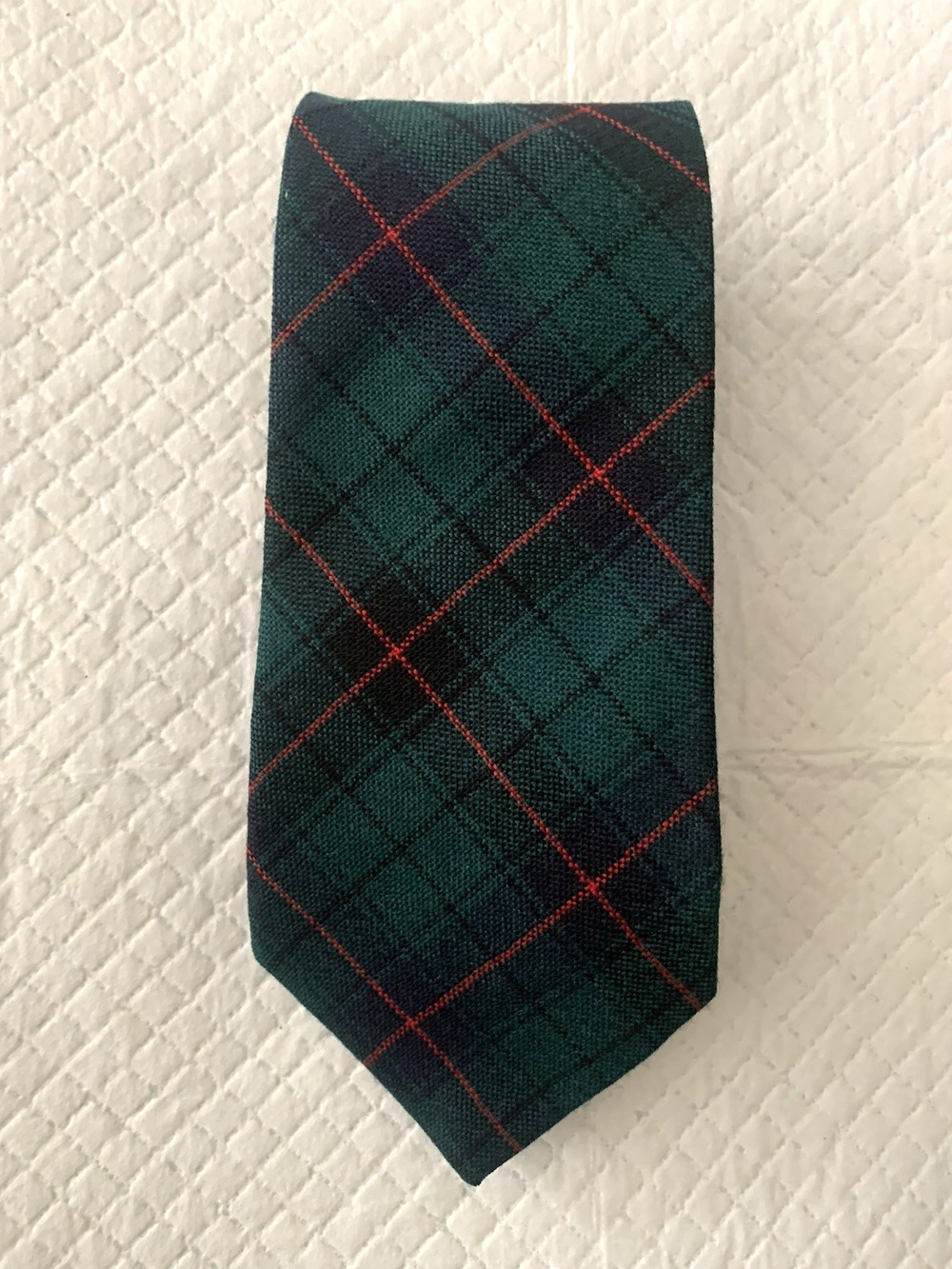 Rare Ingels Buchan Tartan Wool Tie ( Scotland)